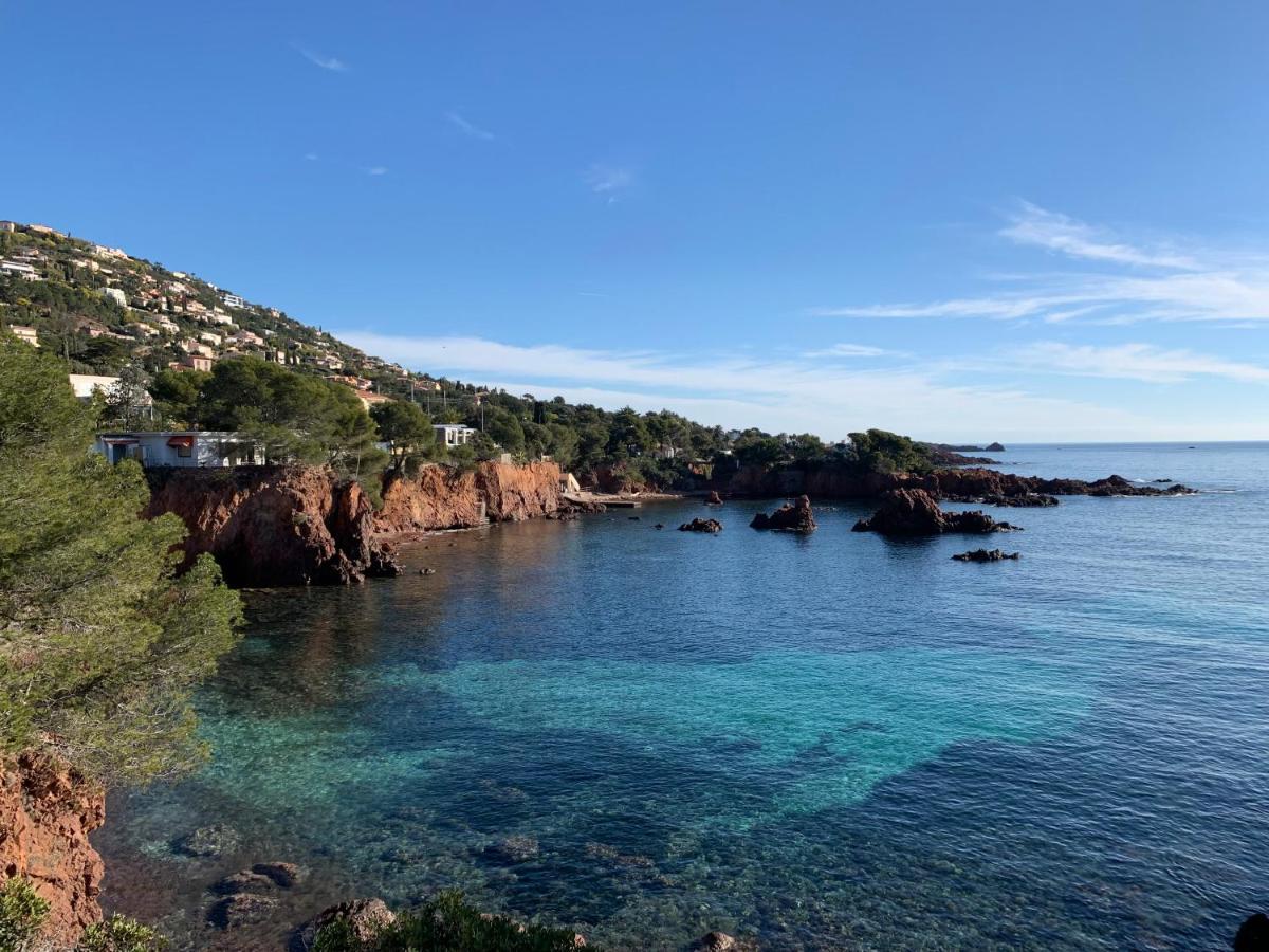 Appartement Vue Mer Domaine Arbore Saint-Raphaël Exteriör bild